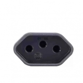 Plug Femea 2p+T 10A Desmontável - Cód 5820 - MARGIRIUS