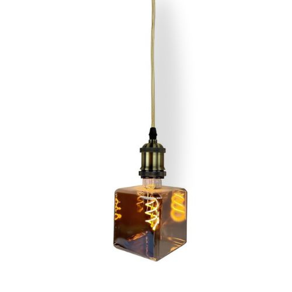 Lampada Filamento Led  Cubo 4W 2400K