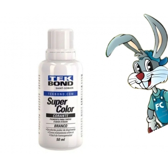 Corante Branco 50ml - Base D`Água - cód 29964