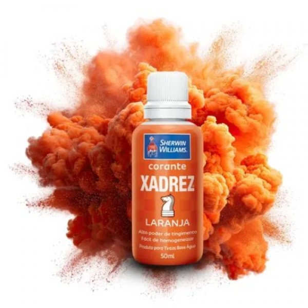 Corante Xadrez Laranja 50ml - Base D`Água - SHEWIN-WILLAMS