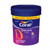 Tinta Acrílica Premium Decora Matte Interior e Exterior Branco Fosco Balde 20l Coral - BRANCO FOSCO
