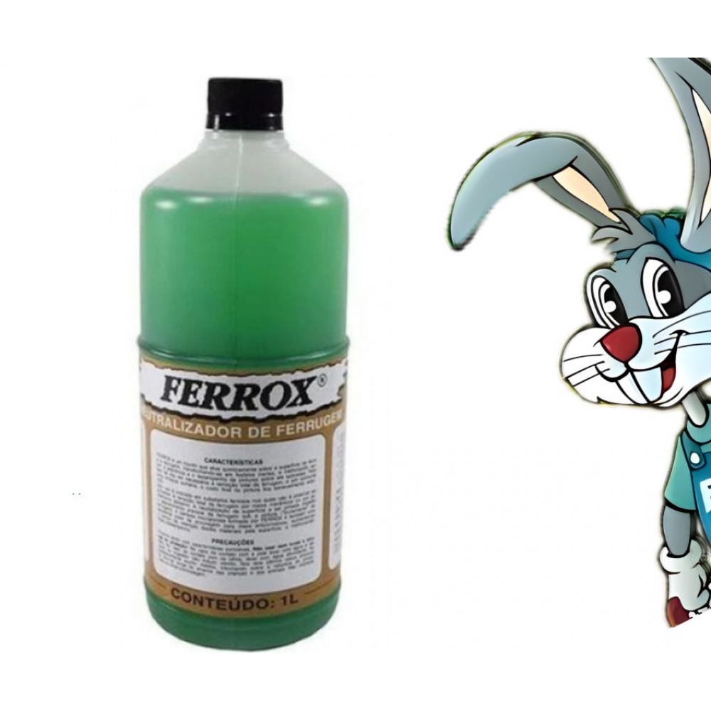 Ferrox Neutralizador de Ferrugem 1L - cód 6001
