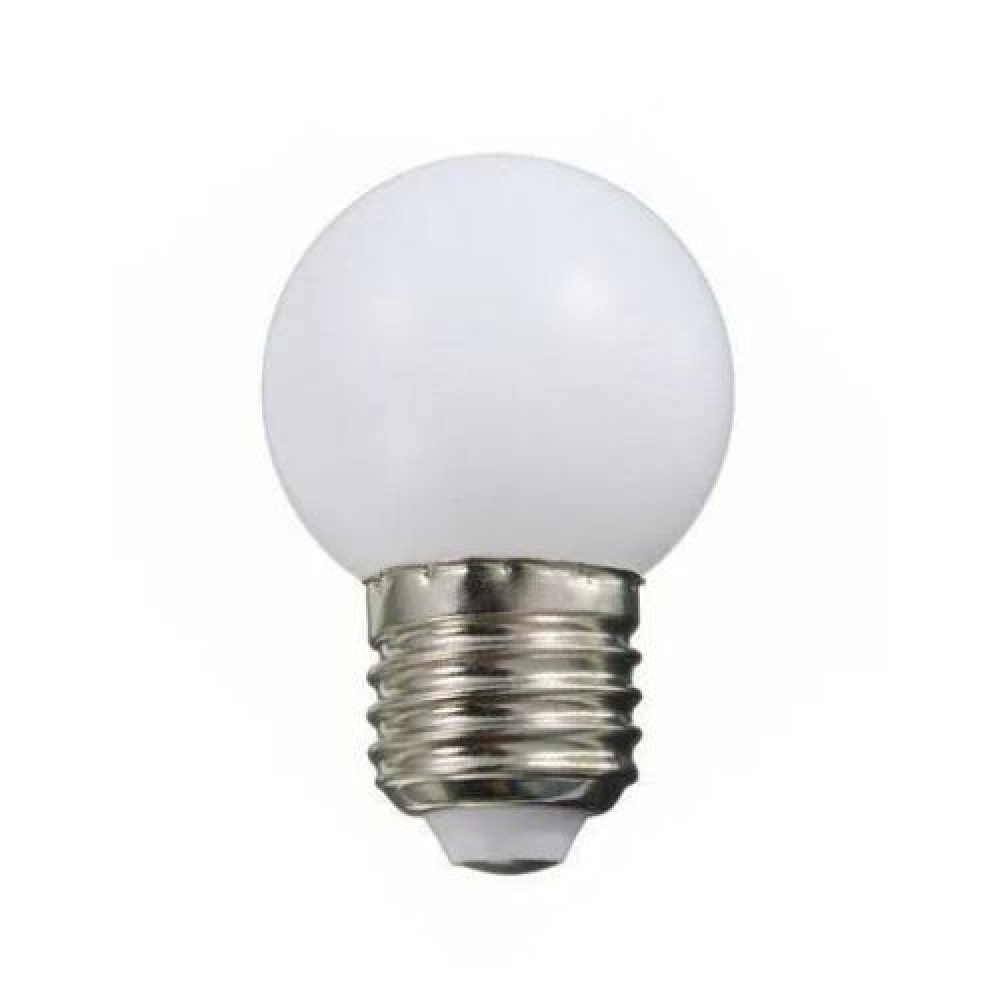 Lâmpada Bolinha Azul 1w 220v - Cód 12944 - AZUL FRIO