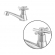 Torneira Lavatório Abs 1/4 de volta - Cód 12694 - LINHA SINK