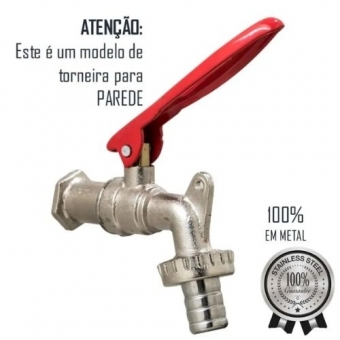 Torneira Jardim Esfera Cadeado 1/2X3/4 - Cód 18271