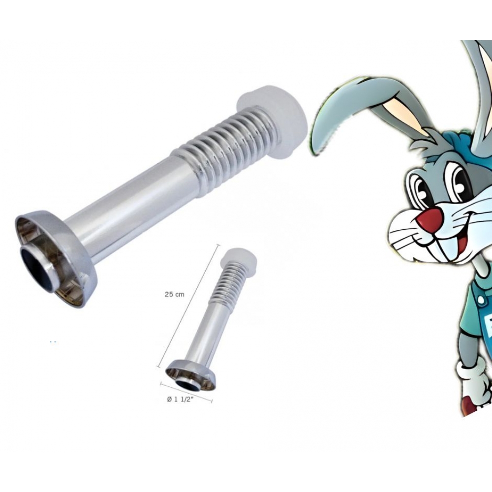 Conjuntos de Ligação para Bacia Sanitária 25cm - Prata com Canopla de Parede e Espude -  cód 5610 - ASTRA