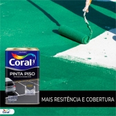 Tinta Piso Premium Internas e Externas 18L Coral - VERDE QUADRA