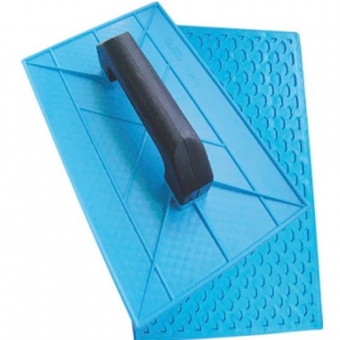 Desempenadeira Pvc  Azul Corrugada 16x28 - Emave