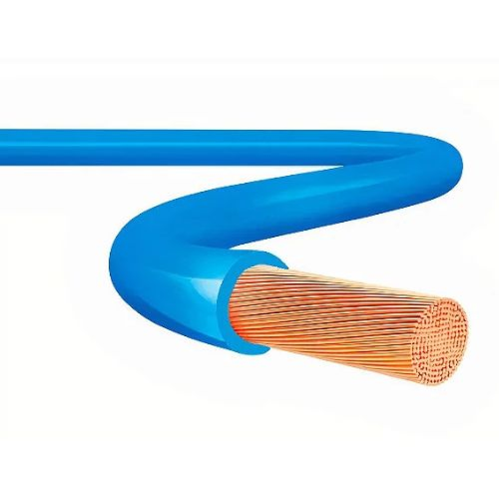 Cabo Elétrico Flexível Sil 10,0mm  (Por Metro) - AZUL - METRO