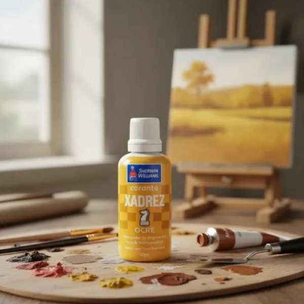 Corante Xadrez Amarelo 50ml - Base D`Água - SHEWIN-WILLAMS