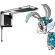 Chuveiro Acqua Storm Eletrônico - 7800w Lorenzetti 220V - cód 6144 - PRETO-CROMADO