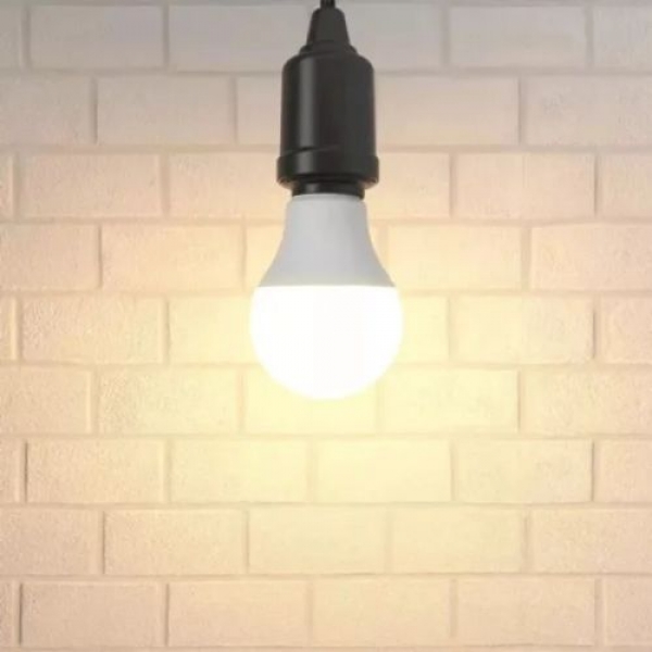 Lâmpada 9W LED Bulbo - 3000K - Cód 36239 - LUZ QUENTE