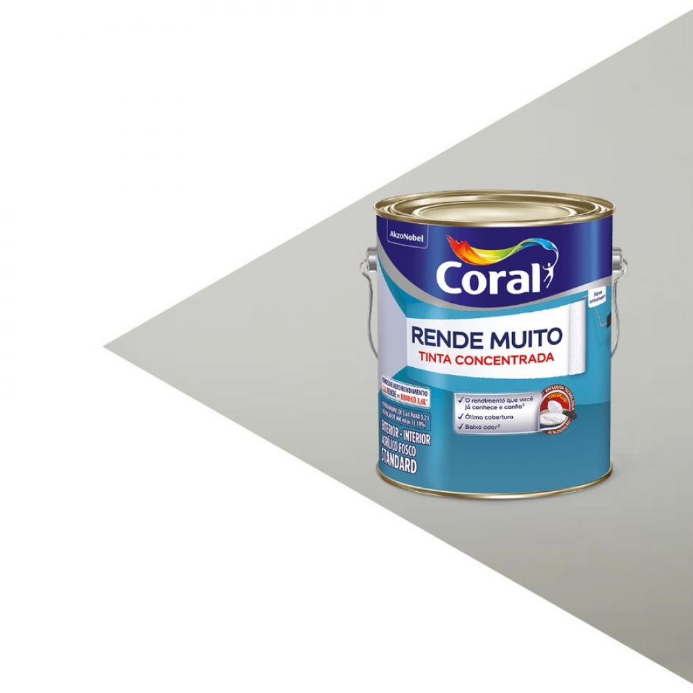 Tinta Coral Rende Muito 3,2L - Tinta concentrada - BRANCO GELO