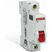 Disjuntor Unipolar Din Curva C STECK - 63A