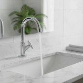 Torneira Lavatório Banheiro Bica Móvel Abs 1/4 De Volta - Cód 5814 - LINHA SINK
