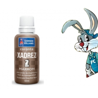 Corante Marrom 50ml - Base D`Água - cód 5181