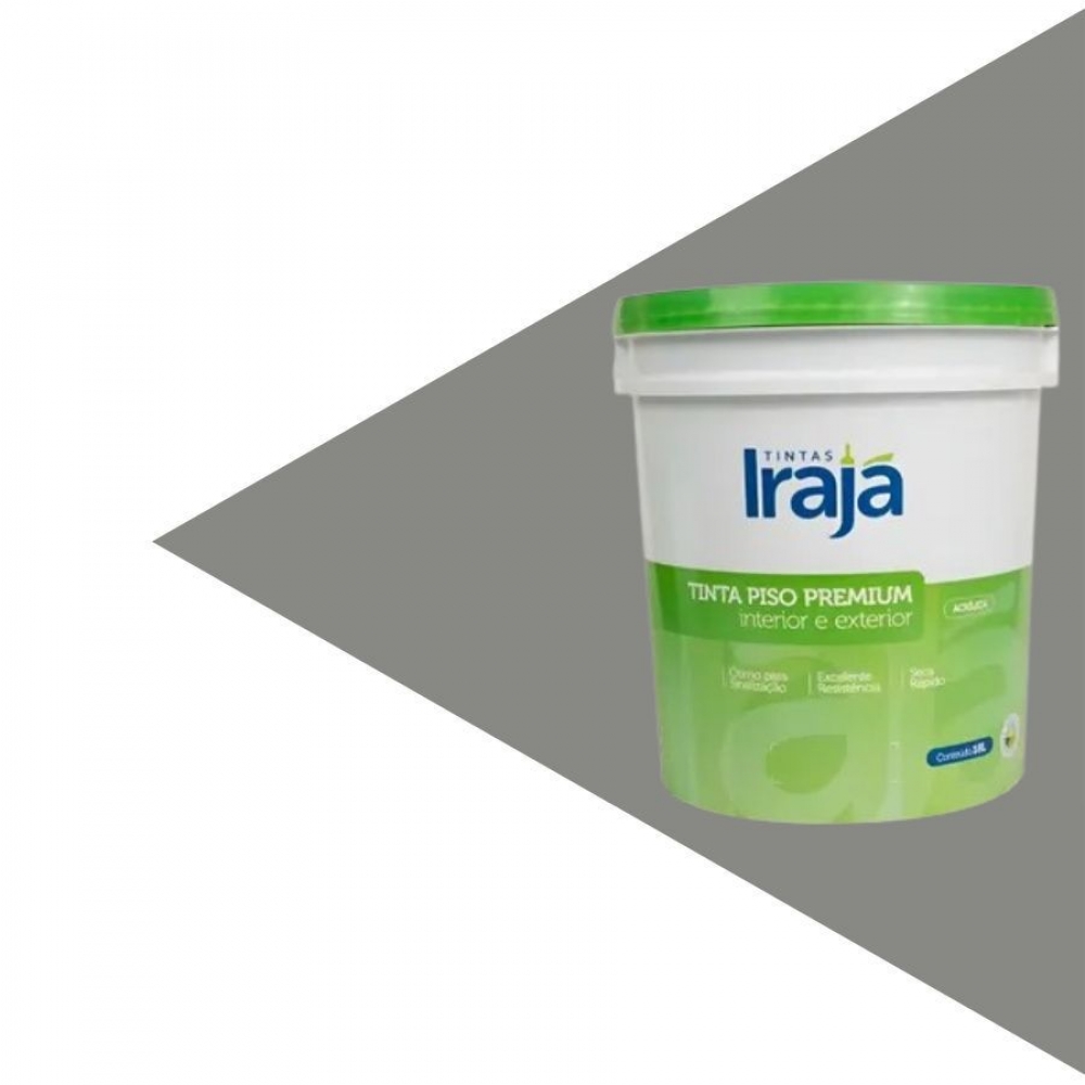 Irapiso Tinta para Piso Premium 3,6L - Irajá - CINZA