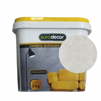 Cimento Queimado Parede Eurodecor - 5kg Premium Plus