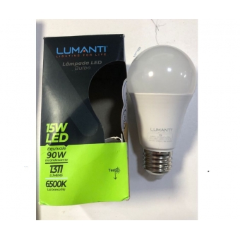 Kit 10 Lâmpadas LED Bulbo 15w - 6500k
