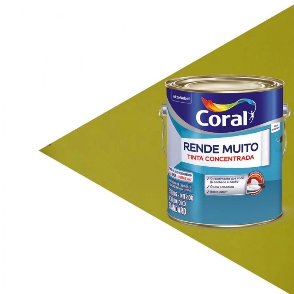 Tinta Coral Rende Muito 3,2L - Tinta concentrada - VERDE KIWI