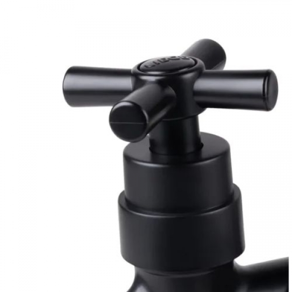 Torneira Máquina de Lavar ABS Black - 1/4 Volta - Cód:34797 - LINHA SINK