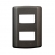 Placa Grafite 4x2 P/2 Modulos C/Suporte - Escolha os kits - PLUZIE