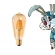 Lampada filamento 4w - Ambar - cód 26039 - LUZ SOLLAR