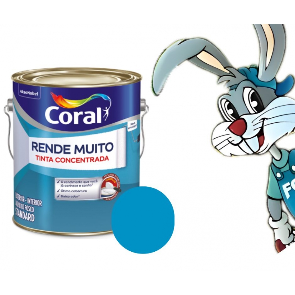 Tinta Coral Rende Muito 3,2L - Tinta concentrada - OCEANO
