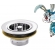 Valvula Pia Americana  Linha Sink  ABS 3.1/2x1.1/2  cód: 1223431 cód 12698