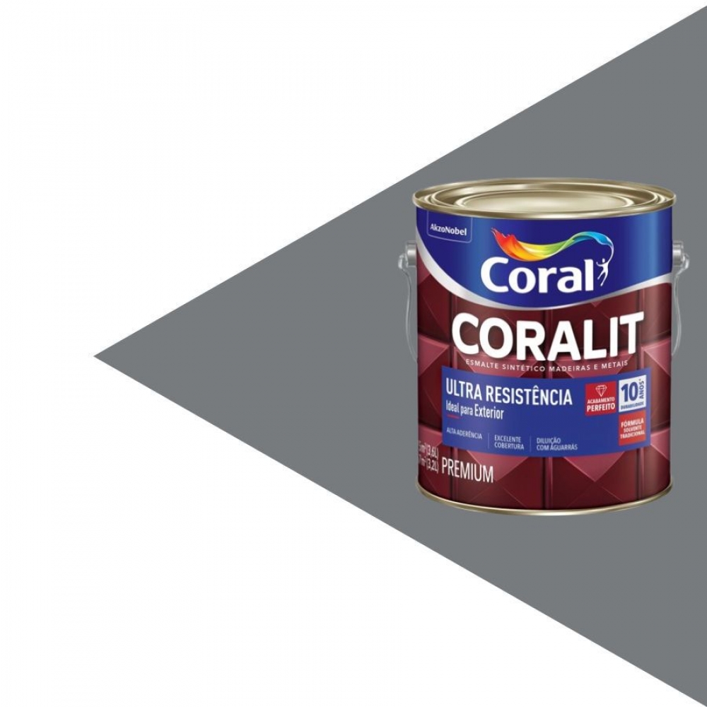 Esmalte Sintético Ultra Resistência Coral 3.6L - PLATINA