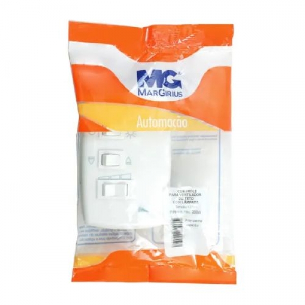 Controle Ventilador De Teto Margirius 220v - Cód 1082 - BRANCO