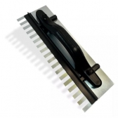 Desempenadeira Dentada Aço Galvanizado 11,5 X 27 Com Regulagem - CLICK FACIL