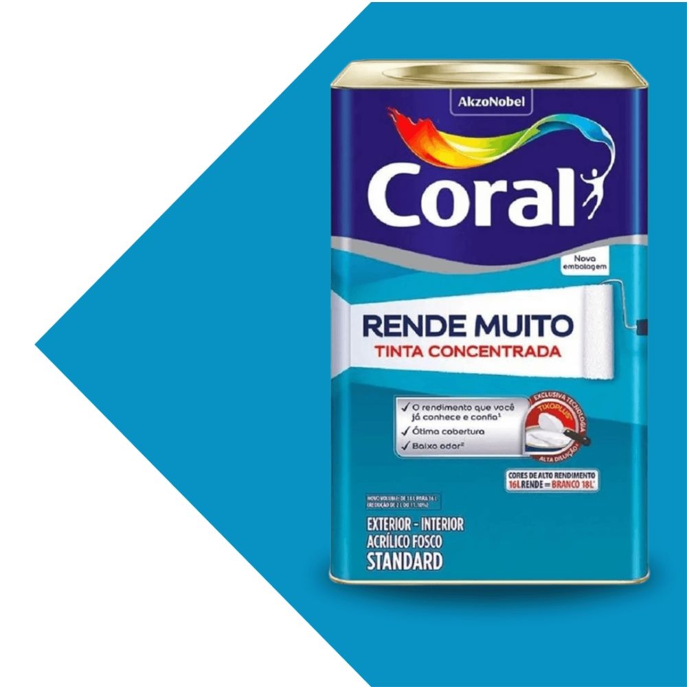 Tinta Coral Rende Muito 16L - Tinta concentrada - OCEANO
