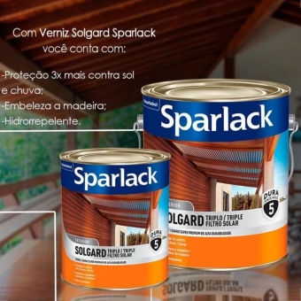 Verniz Sparlack Solgard Natural Acetinado 3,6L - Base Solvente