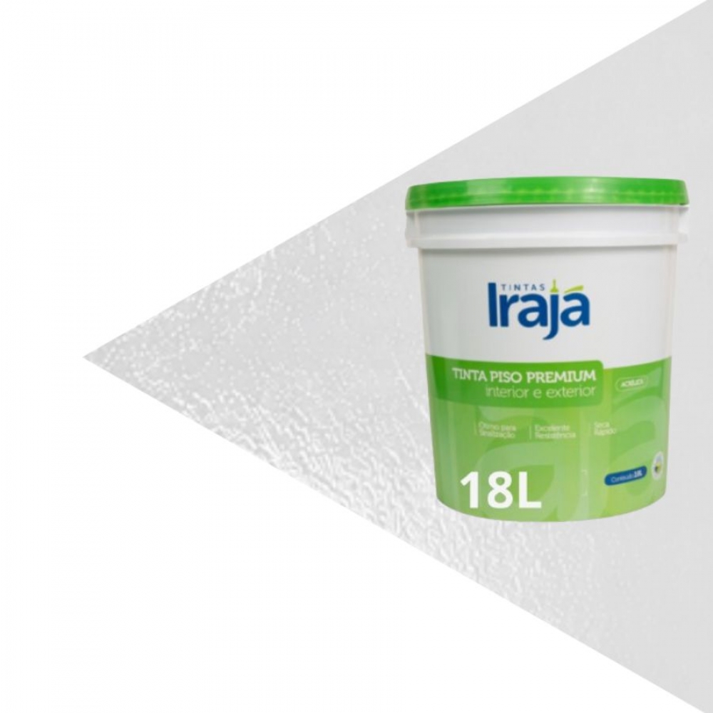 Irapiso Tinta para Piso Premium 18L - Irajá - BRANCO