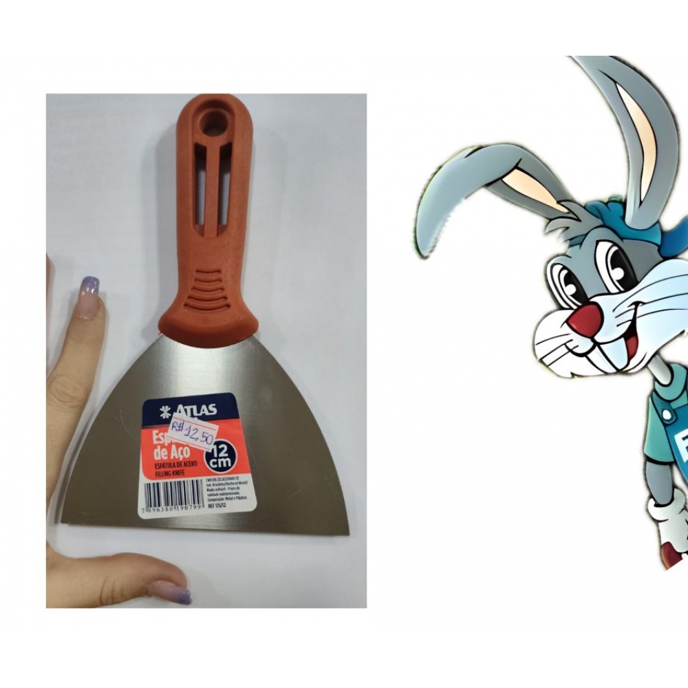 Espatula Carbono Aço 12 cm - 5300 - ALTAS