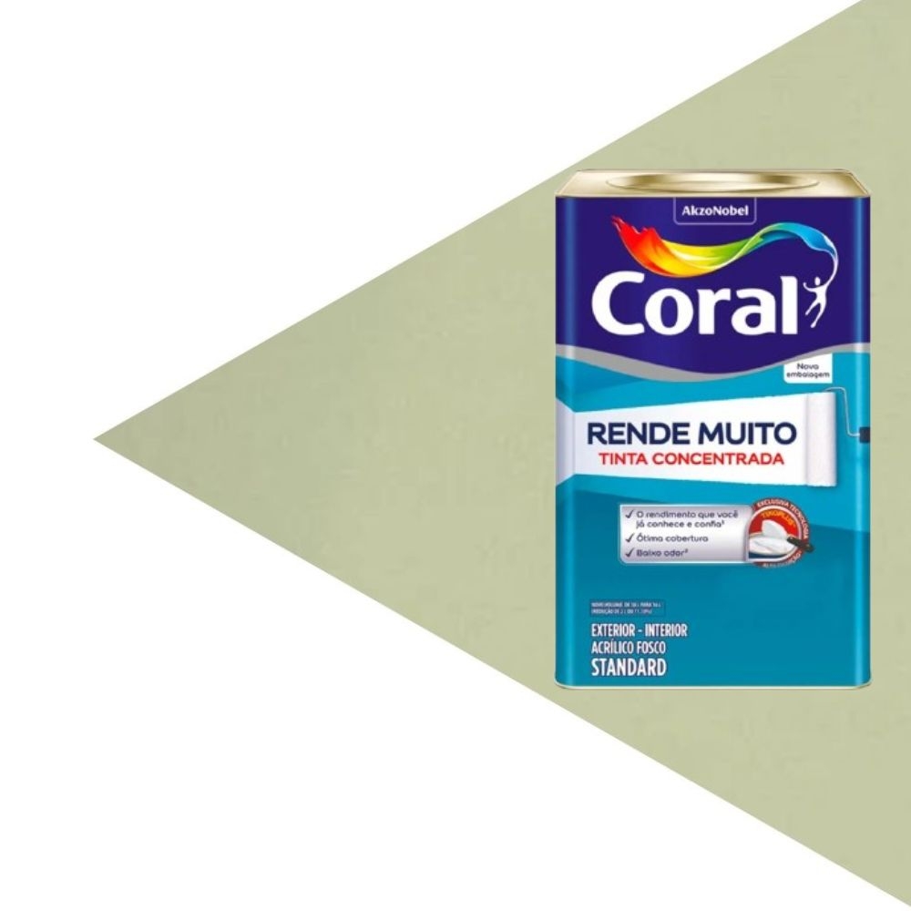 Tinta Coral Rende Muito 16L - Tinta concentrada - CAPIM LIMÃO