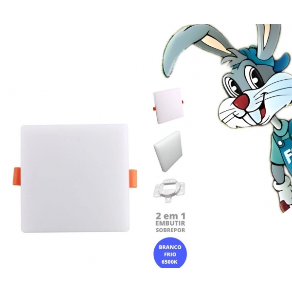 Painel Borda Infinita 2 Em 1 Quadrado 30W - cód 31754 - SAIME