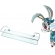 Prateleira Reta com Grade 400x100 8mm - cód 23745 INCOLOR - GLASSCUBAN