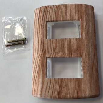 Placa Angelim 4x2 P/2 Modulos C/Suporte - Escolha os kits