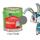 Tinta Esmalte Sintético Coral 3.6L - CINZA MEDIO