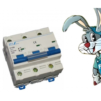 Disjuntor Din Tripolar 100A - cód 9453