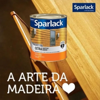Verniz Sparlack Extra Maritímo Natural Incolor 900ML - Base Água