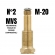 Reparo Registro MVS Oriente N 02 M-20 Cód: 2015077 - TORNEIRAS COELHO