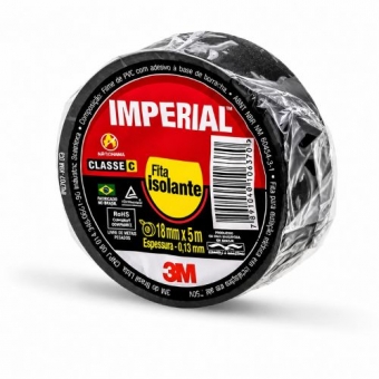 Fita Isolante Imperial 3M 18MM x 5M - cód 2287