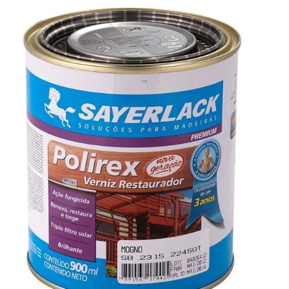 Sayerlack Polirex Mogno 900ml - BRILHANTE