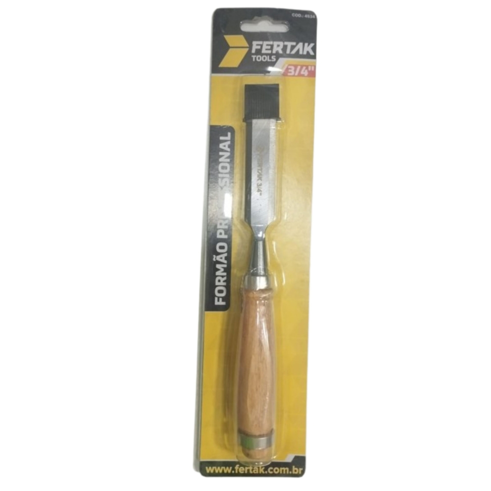 Formão Para Madeira 3/4´´ - 20mm - Fertak Tools