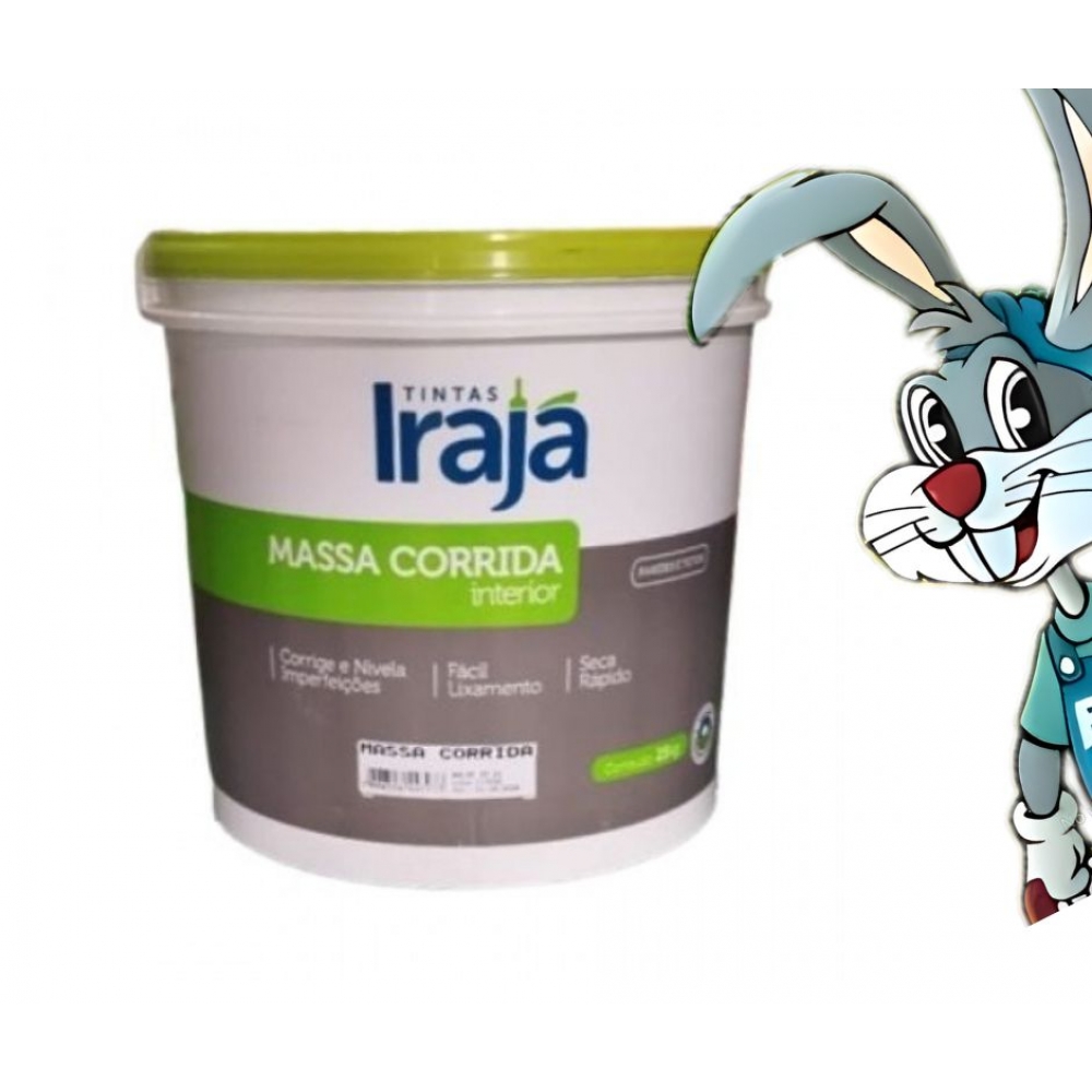 Massa Corrida Irajá PVA 20Kg Interior - cód 34350 - IRAJÁ