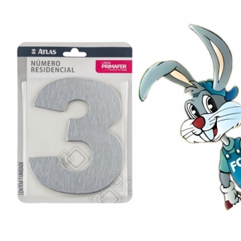 Numero Residencial 0 ADESIVO - cód 22617