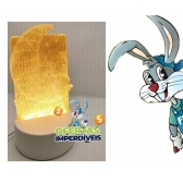 3D Abajur (3 tons) -  cód 29713 - 3 EM 1